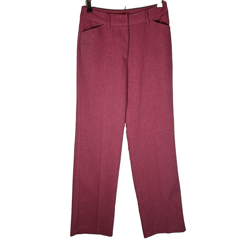 Mac & Jac Pink Straight Leg Dress Pant Womens 4